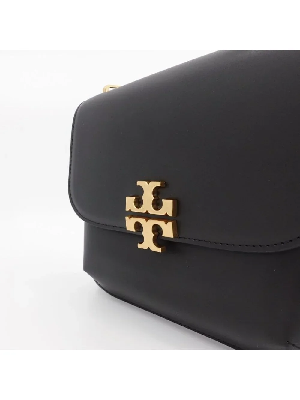 Tory Burch Eleanor Slim Saddlebag Black OS